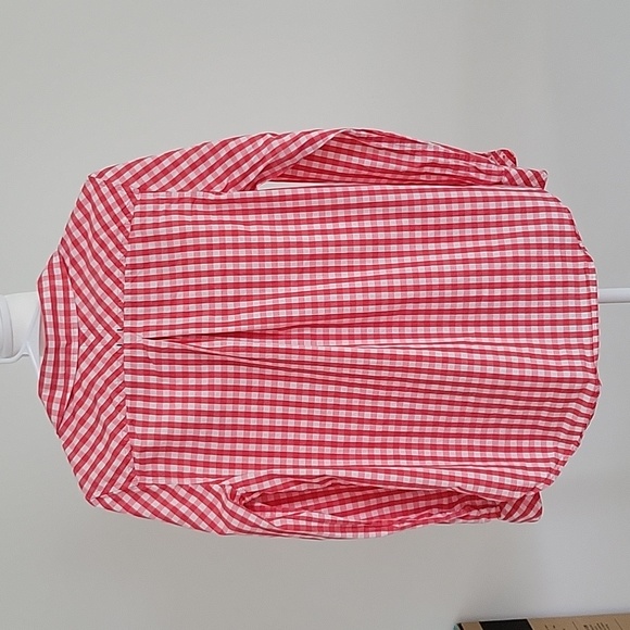 Vineyard Vines Gingham Button Down Relaxed Fit Size 4 - Picture 9 of 12